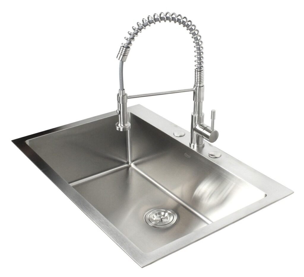 Topmount kitchen sink