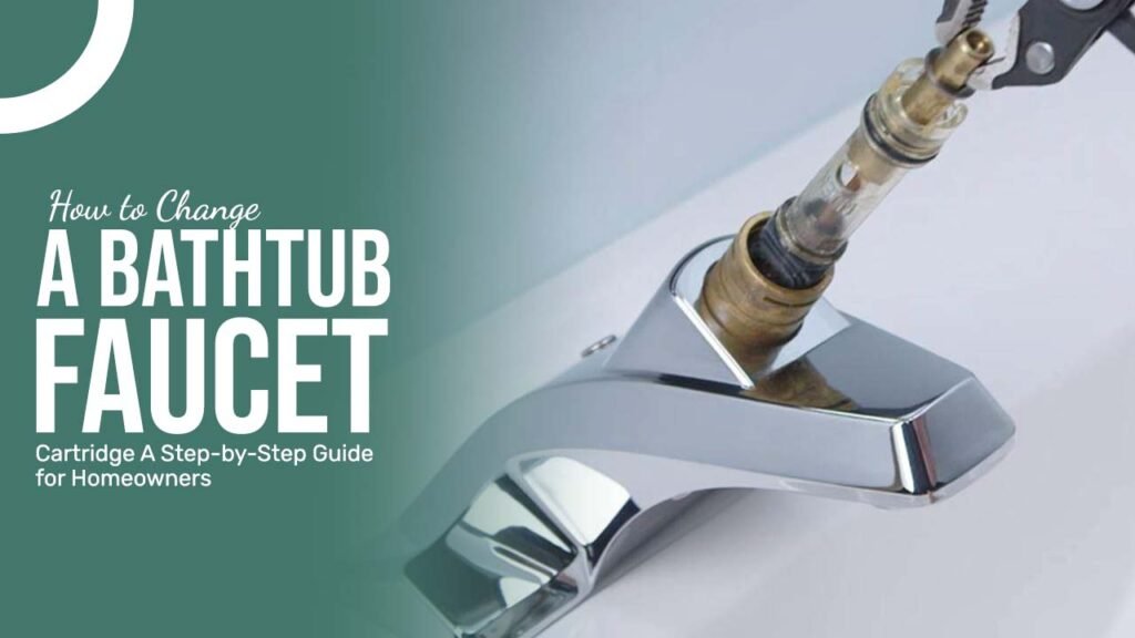 Step-by-step guide on how to change a bathtub faucet cartridge for efficient plumbing maintenance.